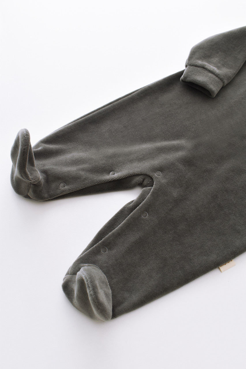 Salopeta Curcubeu cu maneca lunga si botosei din 80%bumbac organic si 20% poliester - , BabyCosy